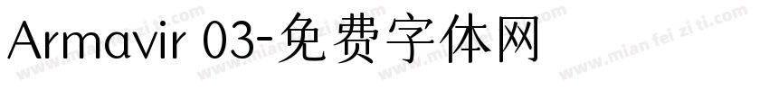 Armavir 03字体转换